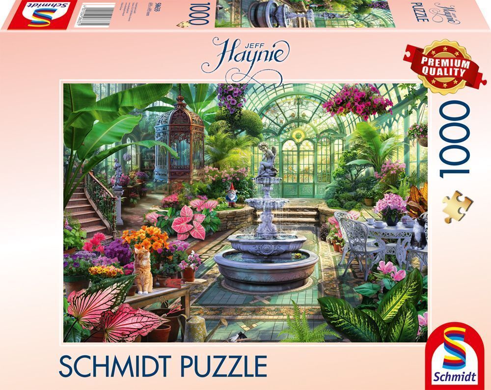 Schmidt - Viktorianisches Gewächshaus - 1000 Teile Puzzle