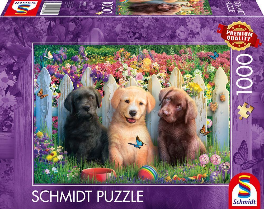 Schmidt - Süsse Welpenszene - 1000 Teile Puzzle