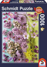 Schmidt - Violette Blüten - 1000 Teile Puzzle