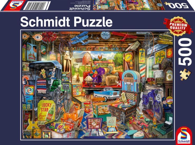 Schmidt - Garagen-Flohmarkt - 500 Teile Puzzle - Nur CHF 14.90! Jetzt kaufen auf fluxed.ch