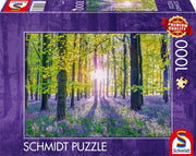 Schmidt - Zarte Glockenblumen im Wald - 1000 Teile Puzzle