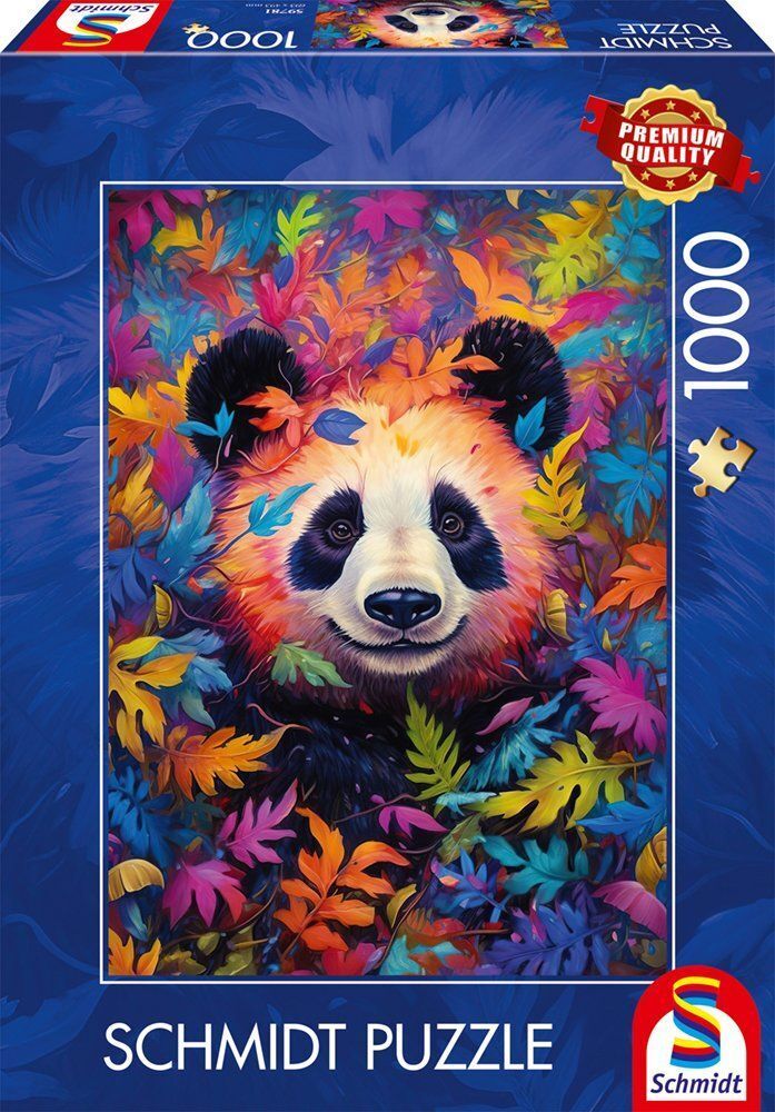 Schmidt - Pandabär im Regenbogenwald - 1000 Teile Puzzle