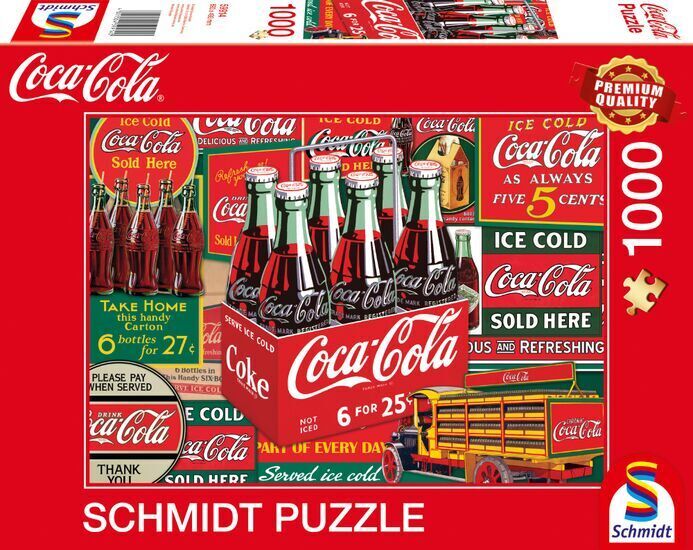 Schmidt - Coca Cola - Klassiker - 1000 Teile Puzzle