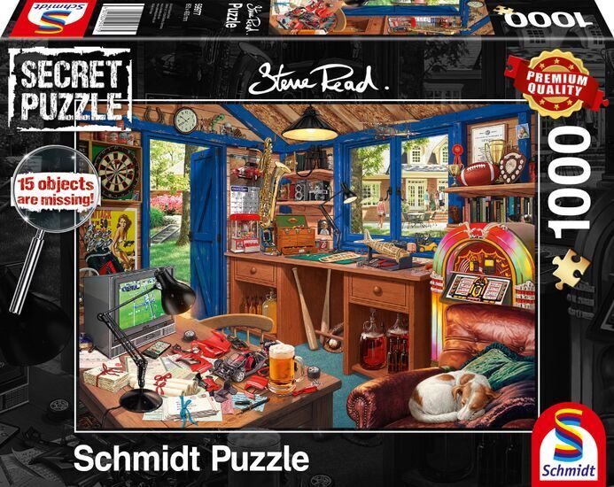 Schmidt - Vaters Werkstatt (Secret) - 1000 Teile Puzzle