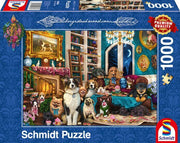 Schmidt - Party in der Bibliothek - 1000 Teile Puzzle