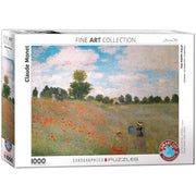 Eurographics - Mohnfeld (Claude Monet) - 1000 Teile Puzzle