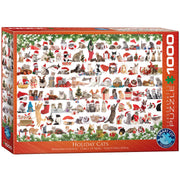Eurographics - Weihnachtskatze - 1000 Teile Puzzle