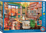 Eurographics - Die alte Bibliothek - 1000 Teile Puzzle