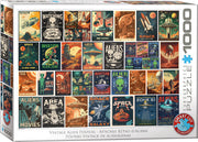 Eurographics - Vintage Alien Posters - 1000 Teile Puzzle