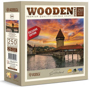 Wooden.City - Kapellbrücke, Luzern - 250 Teile Puzzle