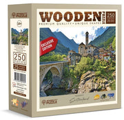 Wooden.City - Lavertezzo Verzascatal, Tessin - 250 Teile Puzzle
