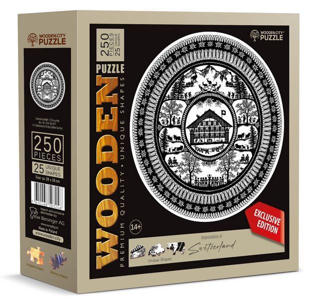 Wooden.City - Scherenschnitt - 250 Teile Puzzle