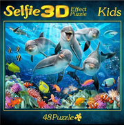 M.I.C. - Delfine - 3D-Selfie Puzzle - 48 Teile - ab 3 Jahren