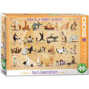 Eurographics - Yoga is a Family Activity - 500 Larger-Teile Puzzl