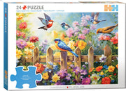 Eurographics - Gartenvögel - 24 sehr grosse Teile Puzzle