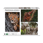 Ambassador | Wildtier Familien - 3 x 1000 Teile Puzzle