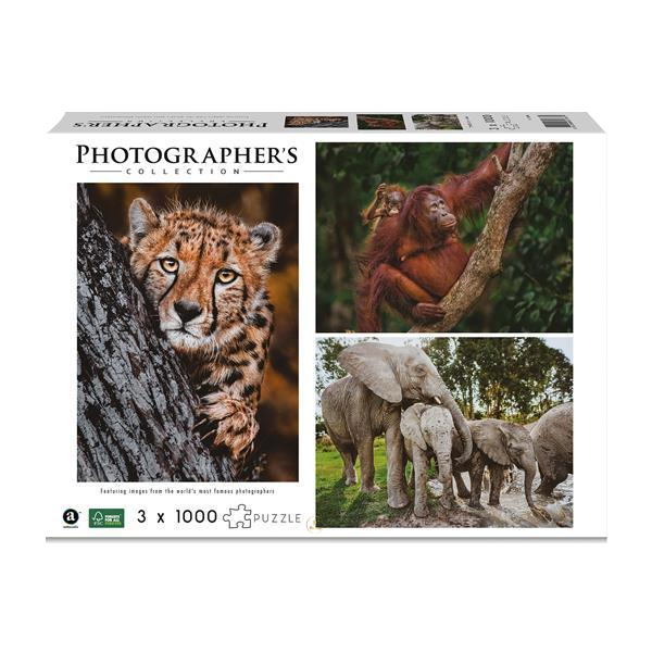 Ambassador | Wildtier Familien - 3 x 1000 Teile Puzzle - Nur CHF 36.90! Jetzt kaufen auf fluxed.ch