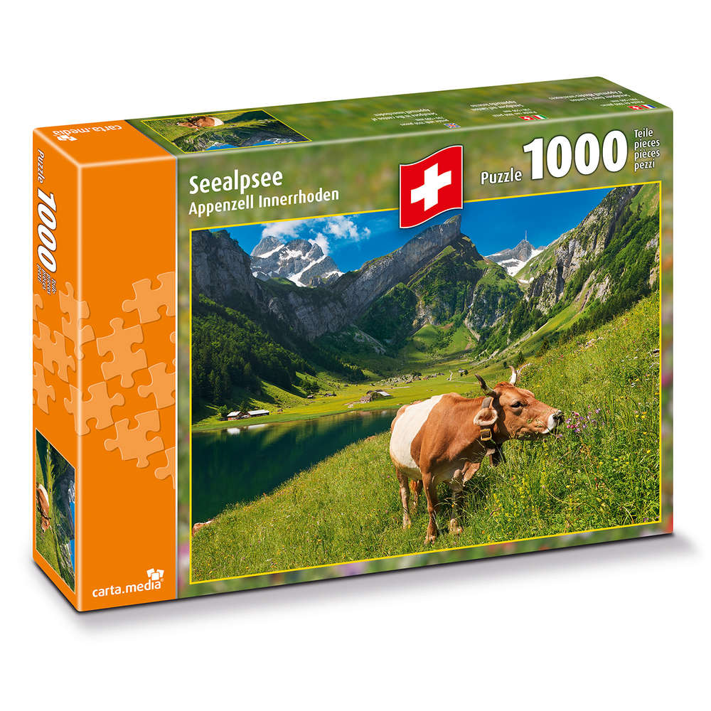carta.media - Seealpsee, Appenzell Innerrhoden - 1000 Teile Puzzl - Nur CHF 33.64! Jetzt kaufen auf fluxed.ch