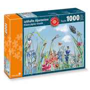 carta.media - Lebhafte Alpenwiese - 1000 Teile Puzzle