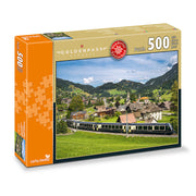carta.media - Goldenpass Express Panoramazug - 500 Teile Puzzle