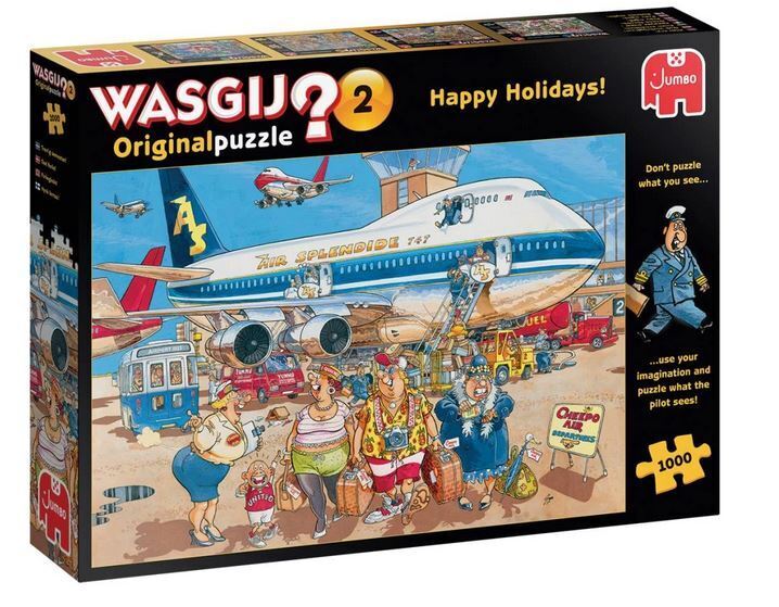 Jumbo - Wasgij Original 2 Happy Holidays! - 1000 Teile Puzzle