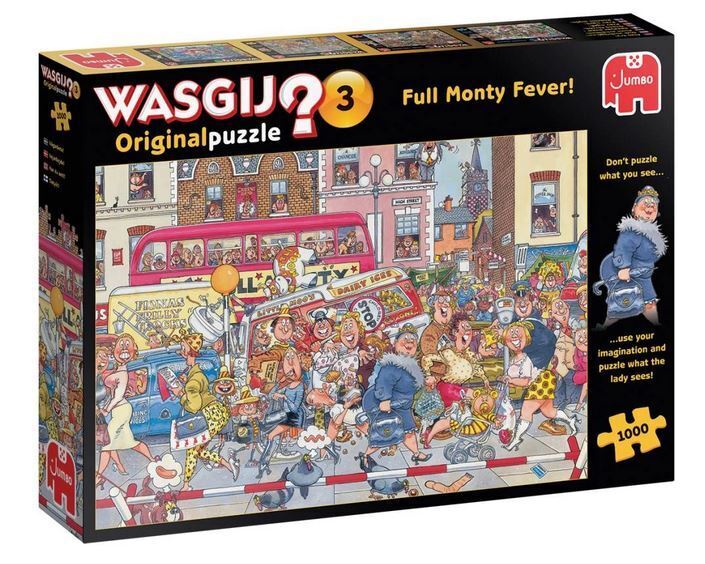 Jumbo - Wasgij Original 3 Full Monty Fever! - 1000 Teile Puzzle