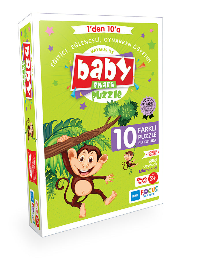 Blue Focus | Baby smart Puzzle - 10 in a Box - 1-10 Teile Puzzles - Nur CHF 7.90! Jetzt kaufen auf fluxed.ch