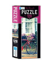 Blue Focus | Mini Puzzle - Red Bicycle - 128 Teile Puzzle
