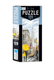 Blue Focus | Mini Puzzle - New York - 128 Teile Puzzle