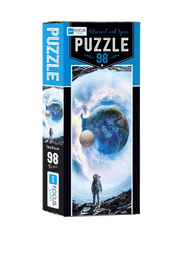 Blue Focus | Mini Puzzle - Astronaut and Space - 98 Teile Puzzle