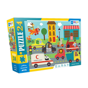 Blue Focus | Transport - 24 Teile Puzzle