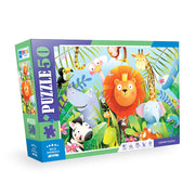Blue Focus | Wild Animals - 50 Teile Puzzle