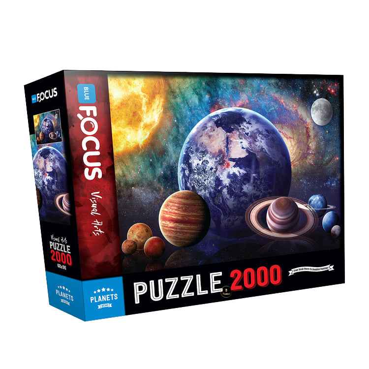 Blue Focus | Planets - 2000 Teile Puzzle - Nur CHF 16.90! Jetzt kaufen auf fluxed.ch