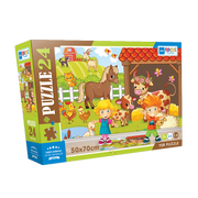 Blue Focus | Floor Puzzle - Farm Animals - 24 Teile Puzzle