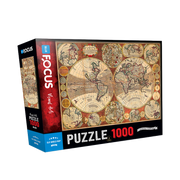 Blue Focus | Old World Map - 1000 Teile Puzzle