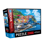 Blue Focus | Cinque Terre - 2000 Teile Puzzle