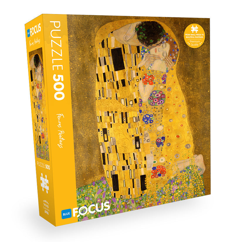 Blue Focus | The Kiss - Gustav Klimt - 500 Teile Puzzle - Nur CHF 7.90! Jetzt kaufen auf fluxed.ch