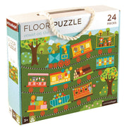 Petit Collage - Zählen Zug - 24 Teile - Floor Puzzle - ab 3 J.