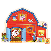 Bino | Puzzle Bauernhof - 13 Teile - ab 24 Monaten