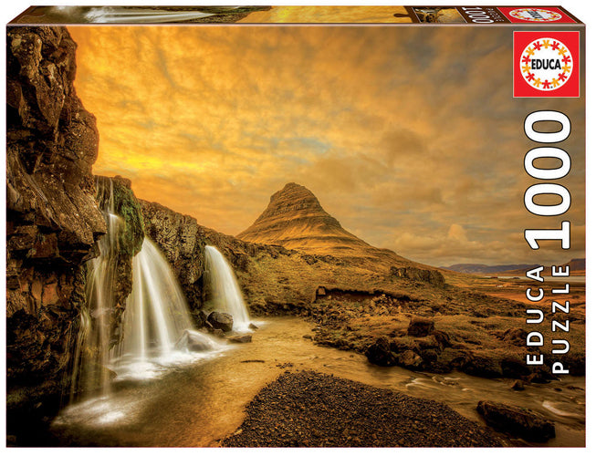 Educa - Kirkjufellsfoss Wasserfall, Island - 1000 Teile Puzzle - Nur CHF 19.90! Jetzt kaufen auf fluxed.ch