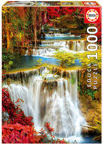 Educa - Waterfall in deep forest - 1000 Teile Puzzle - Nur CHF 19.90! Jetzt kaufen auf fluxed.ch
