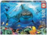 Educa - Great White Shark - 500 Teile Puzzle