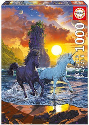 Educa - Einhörner am Strand - 1000 Teile Puzzle