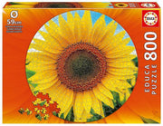 Educa - Sonnenblume - 800 Teile Rundpuzzle