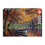 Educa - Boot auf dem See - 2000 Teile Puzzle