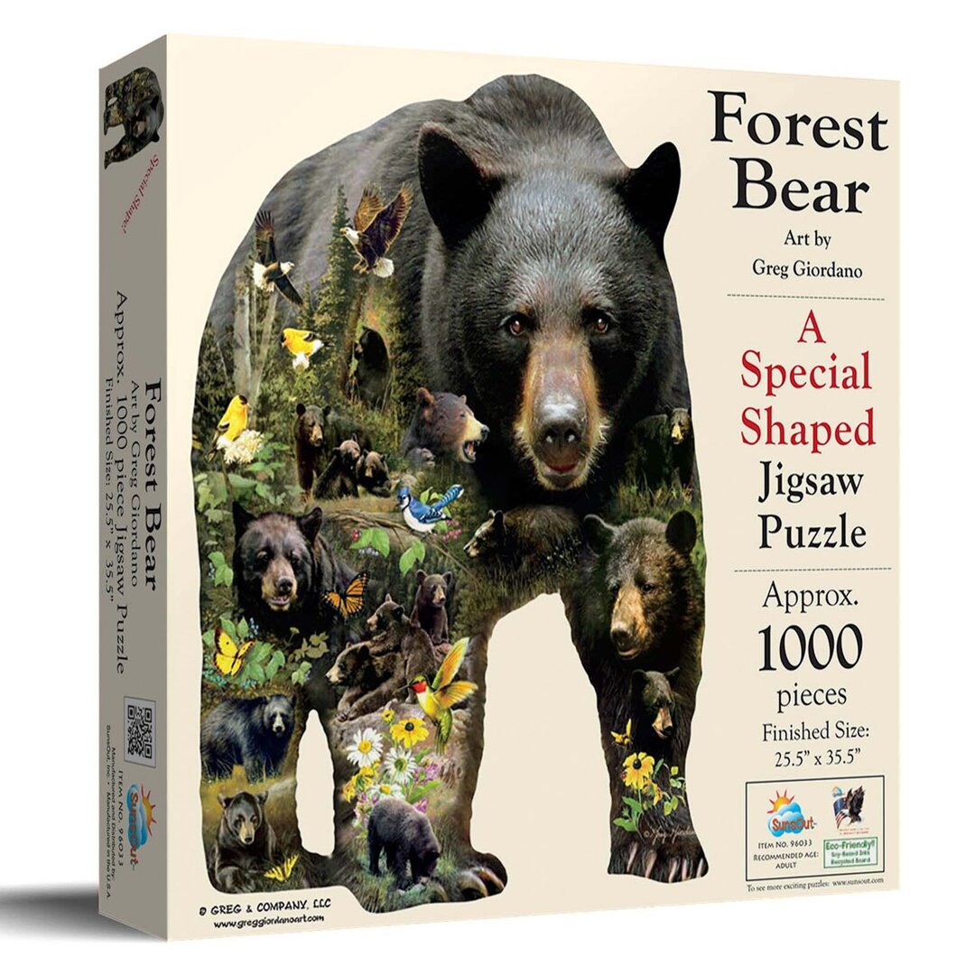 SunsOut - Forest Bear - 1000 Teile Puzzle