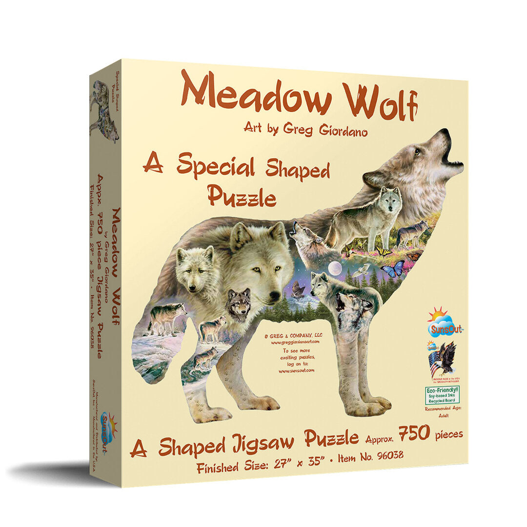 SunsOut - Meadow Wolf - 750 Teile Puzzle