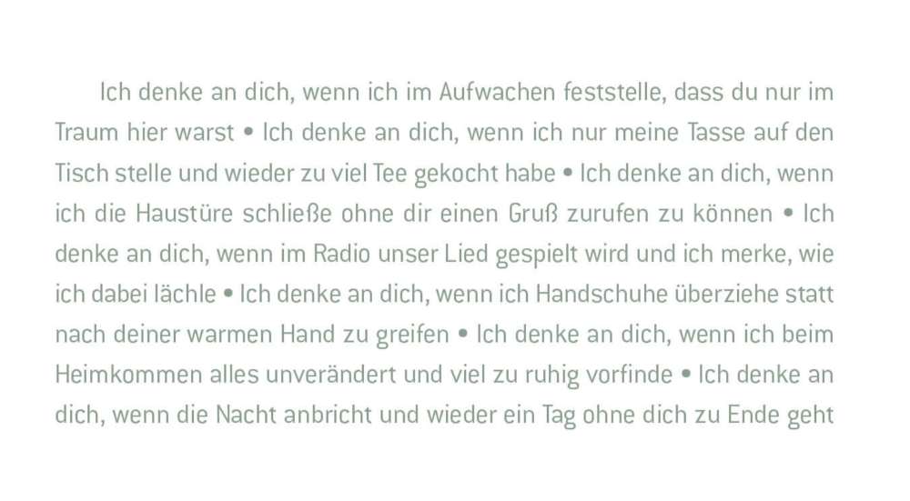 Ich denke an dich - Nur CHF 25.50! Jetzt kaufen auf fluxed.ch