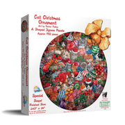 SunsOut - Cat Christmas Ornament - 750 Teile Puzzle