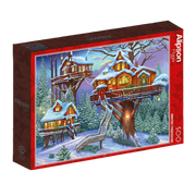 Alipson | Winter Treehouse - 500 Teile Puzzle